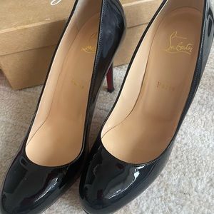 Christian louboutin simple pump 100 black